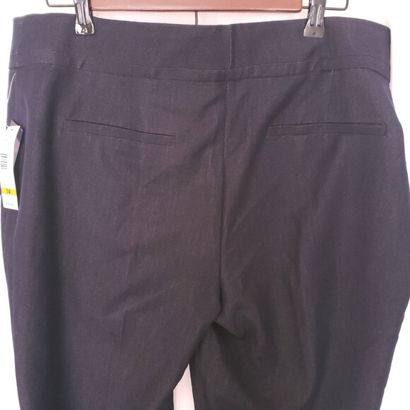 Peter Nygard Navy Blue Straight Formal Pants Plus Size 14 - Picture 13 of 15